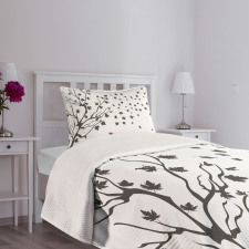 Maple Silhouette Bedspread Set