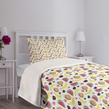 Modern Art Yummy Summer Bedspread Set