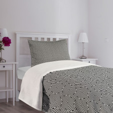 Bullseye Pinwheel Motif Bedspread Set