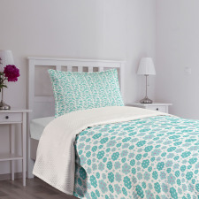 Abstract Cloud Pattern Bedspread Set