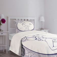 Rococo Style Bedspread Set