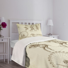 Merry Go Round Bedspread Set