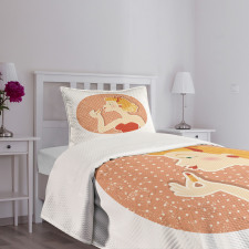 Pin up Female Bedspread Set