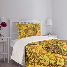 Factory Heart Image Bedspread Set