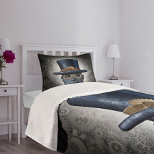 Mechanical Human Head Bedspread Set