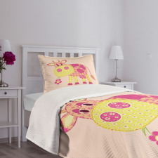 Childish Patchwork Cow Bedspread Set