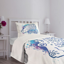 Bohemian Hippie Print Bedspread Set