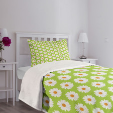 Marguerite Daisies Bloom Bedspread Set