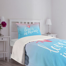 Love is in Air Romantic Bedspread Set