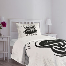 Time for a Coffee Break Bedspread Set