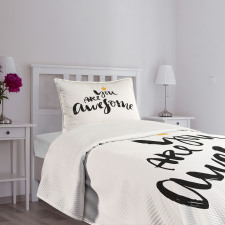 You Are and Crown Bedspread Set