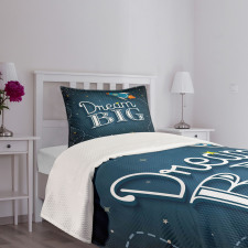 Dream Big Galaxy Space Bedspread Set