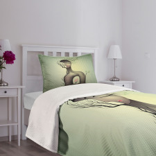 Surrealist Woman Shape Bedspread Set