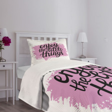 Uplifting Words of Wisdom Bedspread Set