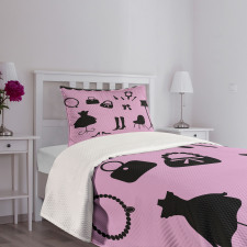 Boutique Shop Elements Bedspread Set