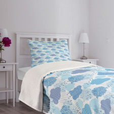 Nimbus Clouds Bedspread Set