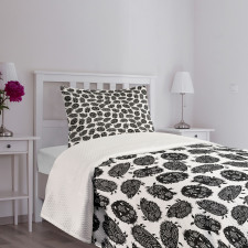 Ornamental Porcupines Bedspread Set