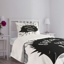 Silhouettes of Porcupine Bedspread Set