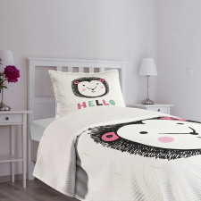 Sketched Animal Bedspread Set