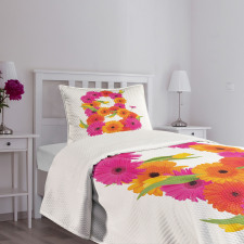 Summer Gerbera Daisies Bedspread Set