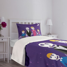 Family of Ghosts Bedspread Set