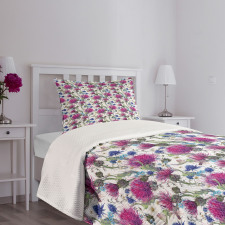 Colorful Summer Nature Bedspread Set