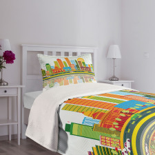 Flying Tiny Seagulls Bedspread Set