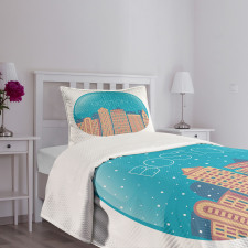 Snow Globe Inspiration Bedspread Set