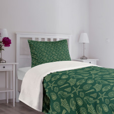 Exotic Ocean Inhabitants Bedspread Set