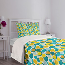 Nested Circle and Dot Bedspread Set