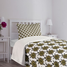 Indigenous Animal Design Bedspread Set