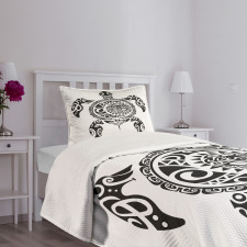 Hawaiian Maori Animal Bedspread Set