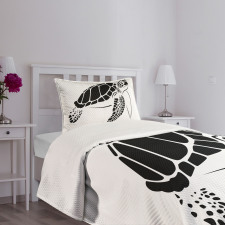 Monotone Caretta Caretta Bedspread Set