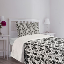 Vine Flowers Bedspread Set