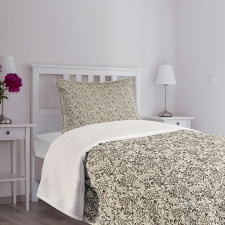 Bulky Leaves Bedspread Set