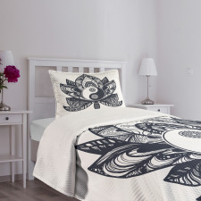Lotus Leaf Spritiual Bedspread Set