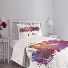 Saint Paul Skyline Bedspread Set