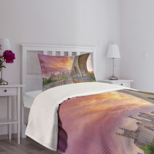 Stone Arch Bridge Bedspread Set