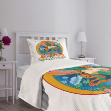 Sacred Female Figure Bedspread Set