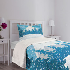 Mountain Forest Bedspread Set