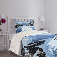 Snowy Highlands Bedspread Set