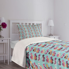 Baby Animals Ethnic Bedspread Set