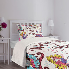 Alice in Wonderland Bedspread Set