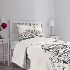 Coastal Town Harbor Bedspread Set