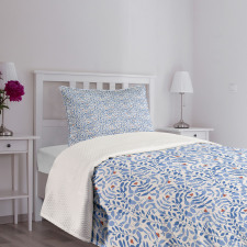 Tree Branches Ladybugs Bedspread Set