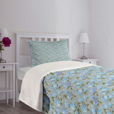 Botanical Design Dots Bedspread Set