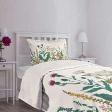 Wildflower Arrangement Bedspread Set