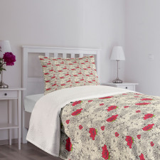 Blossoming Spirng Botany Bedspread Set