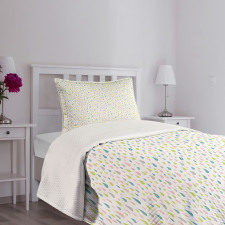 Scribbled Droplet Bedspread Set