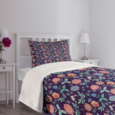 Spring Foliage Jasmines Bedspread Set